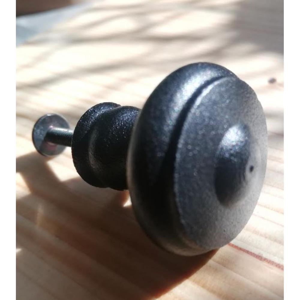 fekete vas butor kerek fogantyu gomb fiok rusztikus butor szerelveny country vintage mediterran loft.jpg